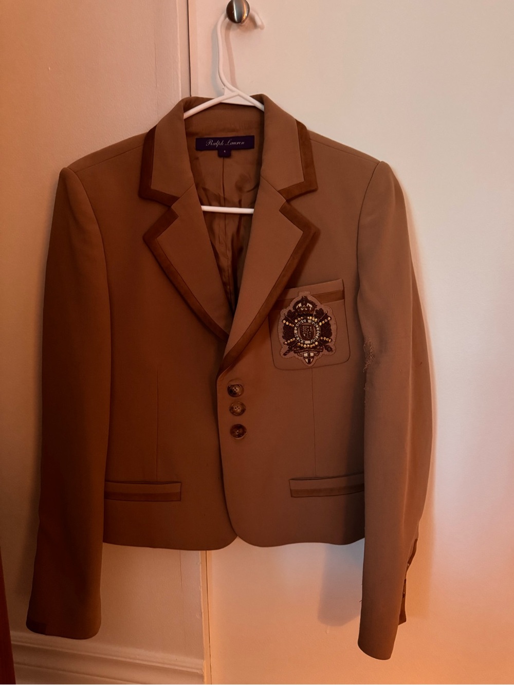Ralph Lauren Premda Crest Wool-Blend Jacket